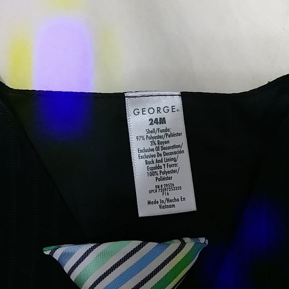 #654 George jacket with pants and tie. Size: 24 months - Picture 5 of 7